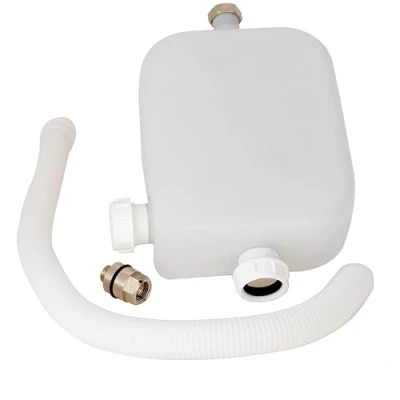 Image of Modern Bathroom 4 Tap Hole Hose Retainer with Drain, 340mm x 90mm, Chrome