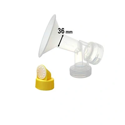 Image of Maymom Breast Shield w/Valve and Membrane for Medela Pumps (36 mm, 2X Large, 1 Piece)