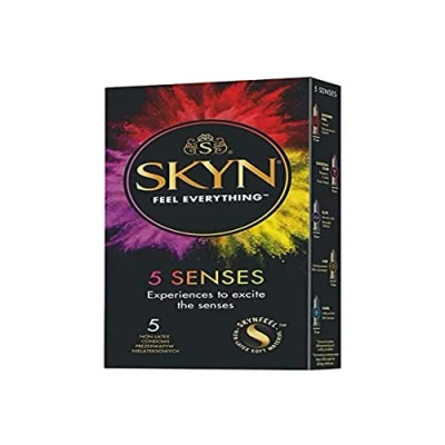 Image of SKYN 5 Senses Condoms Mix Latex Free Sensoprene 20 Pack (5x4)