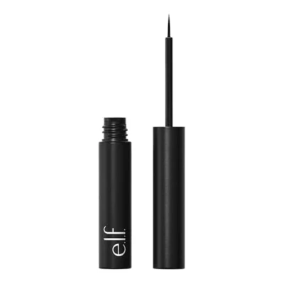 Image of e.l.f. Precision Liquid Eyeliner, Smudge proof, Buildable, Long lasting, Enhances, Defines, Tapered brush design for or defined and precise lines 3.5ml