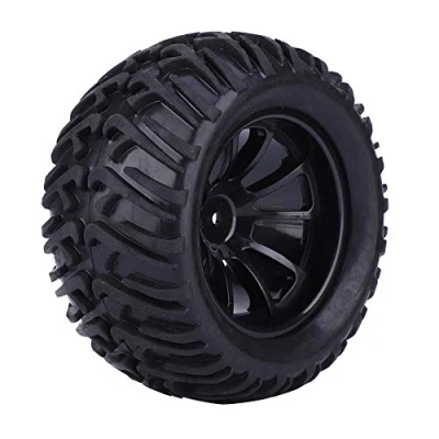 Image of RC Wheel Tire,125mm Y Type Car Tire Replacement Accessories for 1/10 Remote Control Model(Black)