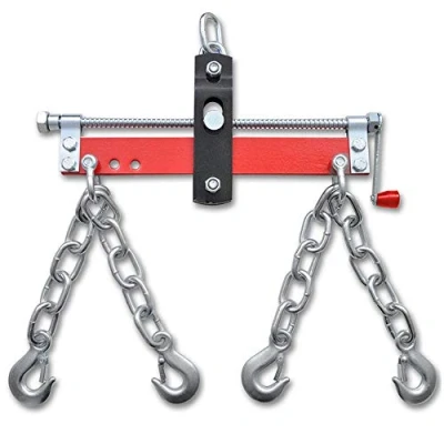 Image of IVhomeshop 900kg For Shop Engine Crane Load Hoist Lift Steel Garage Loading Balancer Heavy Duty Leveller