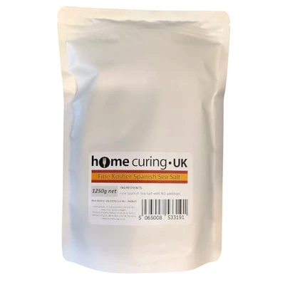 Image of Fine Kosher Spanish Sea Salt, 100% Pure, NO Additives, NON IODISED. (1.25kg)