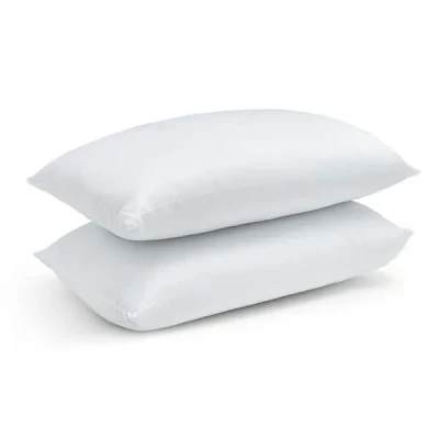 Image of Catherine Lansfield Soft Touch Microfibre Pillows 2 Pillow Pack White