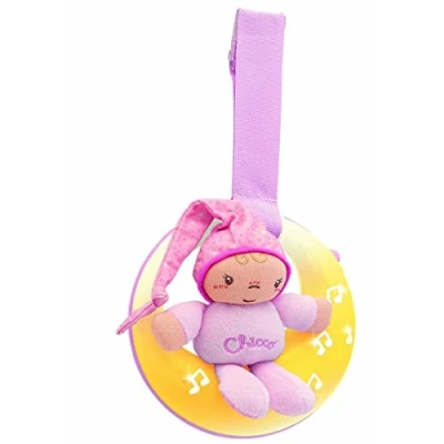 Image of Chicco Goodnight Moon Soft Musical Nightlight Pink