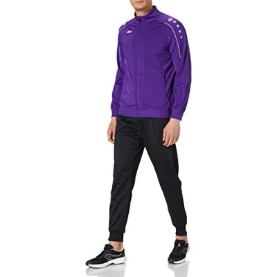 Image of JAKO Men&#039;s Classico Polyester Tracksuit, Purple, M EU