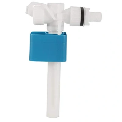 Image of EVTSCAN Toilet Fill Valve, Side Entry Inlet Valve UK 1/2 Inch Accessories for Tank Horizontal Water Brass Rod Shank(4 points plastic)