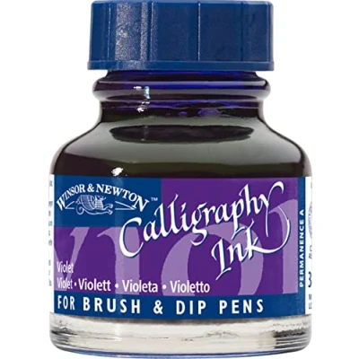 Image of Winsor and Newton Calligraphy Ink 30ml 688 Violet (Bttl)