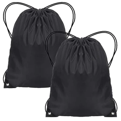 Image of JFmall Drawstring Bags, Swim PE Bags Gym Bag for Kids Adults String Swimming Sports School Travel