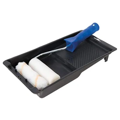 Image of Silverline Mini Roller &amp; Tray Set 100mm
