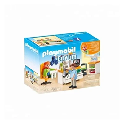 Image of Playmobil 70197 City Life Hospital Optician, for Children Ages 4+, Fun Imaginative Role Play, PlaySets Suitable 4+