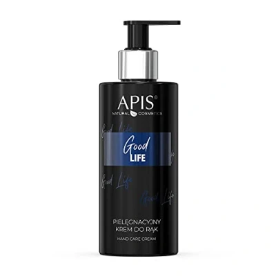 Image of APIS Good Life Nourishing Cream for Hands with Argan Oil, Shea Butter and Hyaluronic Acid, Perfumed Line Hydrated Skin, 300 ml