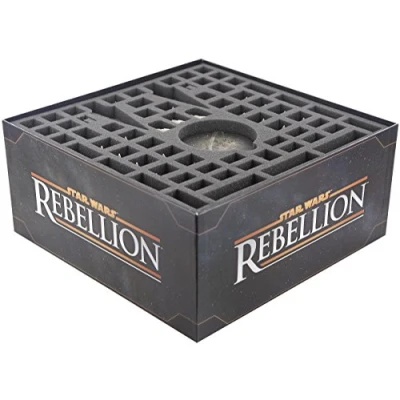Image of Foam tray value set compatible with the Star Wars Rebellion board game box