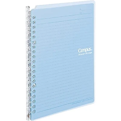 Image of Kokuyo Campus Smart Ring Binder A5 20 Rings Light Blue [Office Product]