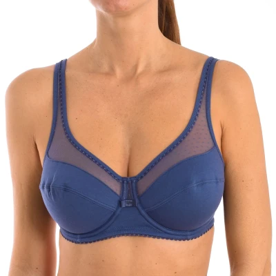 Image of Dim Generous Organic 00ASF WoMens underwire bra Blue Size 34C