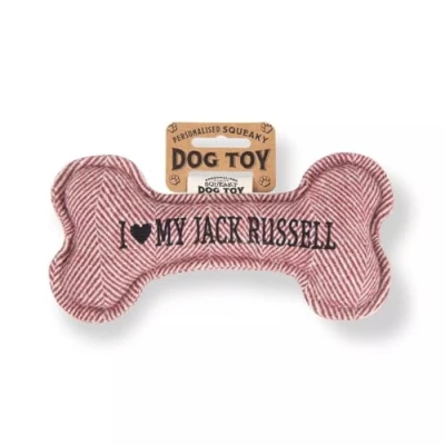 Image of History &amp; Heraldry Squeaky Dog Toy (I my Jack Russel)