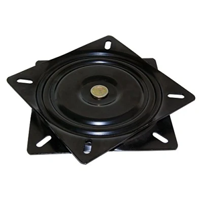 Image of Emuca 3196514 Swivel platform/Rotating base of 360 for cabinet/TV screen, steel, black