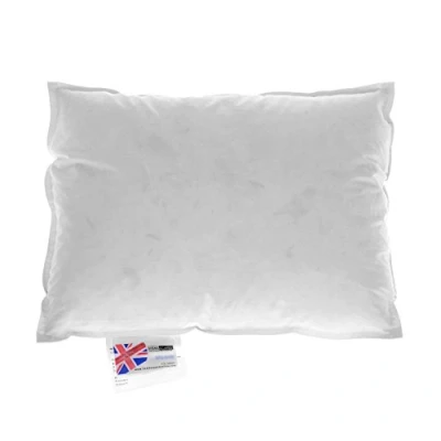 Image of HOMESCAPES Goose Down Cushion Pad 30 x 40 cm (12 16) Inner Insert Filler with 100% Cotton Proof Cover Hypoallergenic RDS Certified Machine Washable