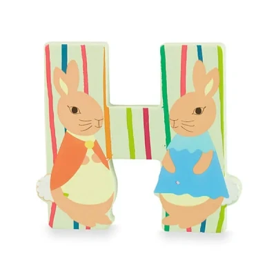 Image of Orange Tree Toys Peter Rabbit Wooden Alphabet Letter H