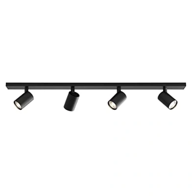 Image of Ascoli Four Bar Spotlight Matt Black, GU10