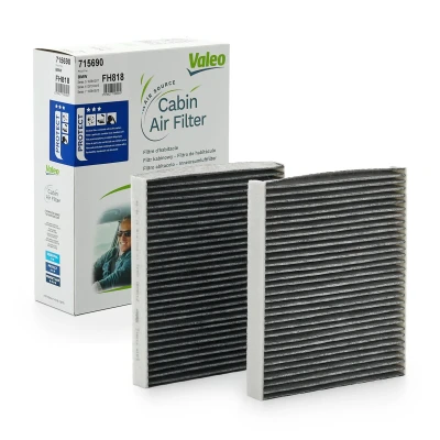 Image of 64116809933, 64119163328, 64119163329, 64119272641, 64119272642 Pollen filter VALEO CLIMFILTER PROTECT 715690 BMW: 7, 5 Saloon, GT