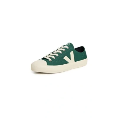 Image of Veja WATA II Low Mens Casual Trainers in Green Off White 8 UK