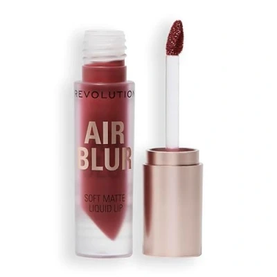 Image of Revolution, Air Blur Matte Liquid Lipstick, Long Lasting Lip Colour, Face Makeup, Vegan &amp; Cruelty Free, Dreamy Red, 3.5ml