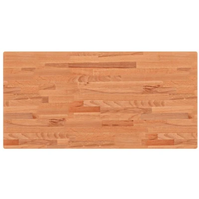 Image of vidaXL Bathroom Countertop 100x50x4 cm Solid Wood Beech
