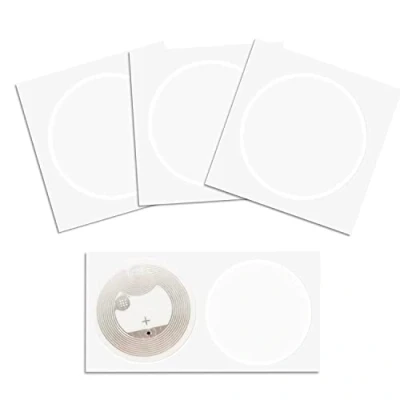 Image of 50Pcs NFC Ntag216 Sticker Tags 216 Tag Cards 13.56Mhz Stickers 888 Bytes Memory