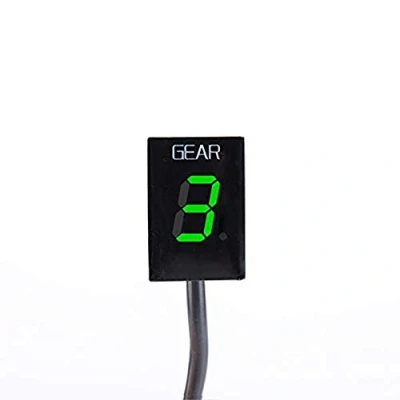 Image of For Honda CBR1000RR CBR 1000RR 2004 2011 1000 RR Fireblade Motorcycle Gear Indicator 1 6 Level Meter (Green)