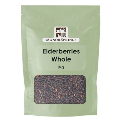 Image of Elderberries Whole 1kg by Manor Springs