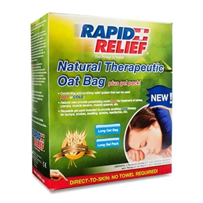 Image of NATURAL THERAPEUTIC OAT BAG C/W GEL PACK (LONG)