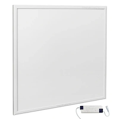 Image of Long Life Lamp Company 48W Cool White LED Ceiling Panel WhiteTrim Flat Tile Downlight 6500k Super Bright 600 x