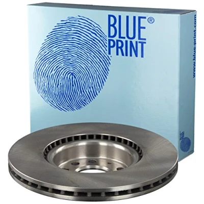 Image of N0263325X, N0263325XA, N0263325XB, N0263325XC, NA753325X Brake disc BLUE PRINT ADM54348 Front Axle 255mm 20mm 4 Hole 100mm internally vented Coated