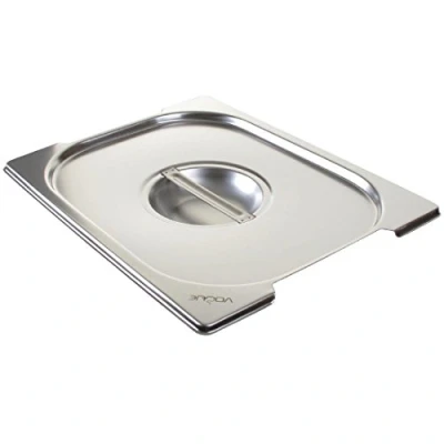 Image of Vogue CB185 Stainless Steel Gastronorm Handled Pan Lid, GN 1/2 Size, 325 mm L x 265 W
