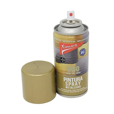 Image of Bright Ideas Lacquer Spray Paint Finish Festive Crafts, Christmas Decorations and Wreaths, Metallic Gold, 150ml Can