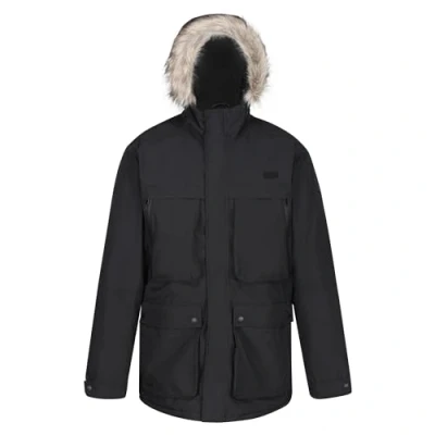 Image of Regatta Mens Waterproof Thermoguard Battery Powered Heating Volter Parka Black, S