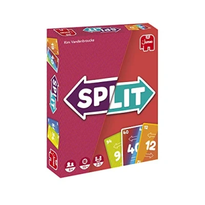 Image of Jumbo JUM19873 Split Card Game for Children and Adults from 8 Years 2 to 5 Players Gambling, Multicoloured, único