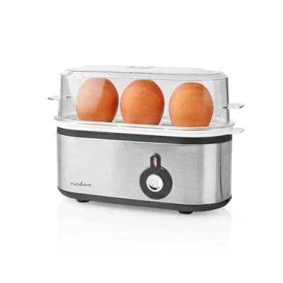 Image of Compact Electric Egg Cooker Boiler, 210W for up to 3 Eggs