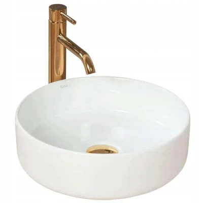 Image of REA Sami Bathroom Sink Made of Ceramic White U1891,
