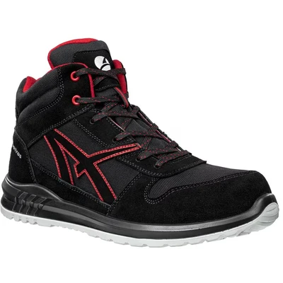 Image of ALBATROS CLIFTON MID SRC 638700210000044 Sicherheitsstiefel S3 Schuhtaille (EU): 44 black, Rot 1