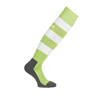 Image of Uhlsport Team Pro Essential Stripe Socks Men&#039;s flash green/white, 28 32