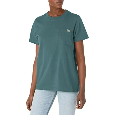 Image of Dickies Women&#039;s Short Sleeve Heavyweight T Shirt, Lincoln Green, X Large