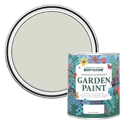 Image of Rust Oleum Brown Mould Resistant Garden Paint In Matt Finish Mocha 750ml