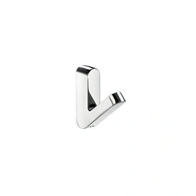 Image of Smedbo Towel Polished Chrome GK150 Single Hook, Chrome, Small