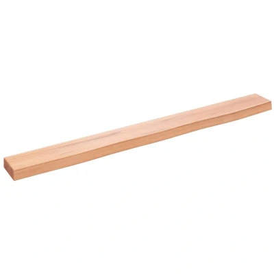 Image of vidaXL Wall Shelf Light Brown 100x10x4 cm Treated Solid Wood Oak