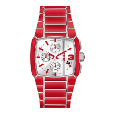 Image of Diesel Men Analog Quartz Watch with Stainless Steel Strap DZ4637