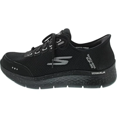 Image of Skechers Men&#039;s Go Walk Flex Sneaker, Black White, 13 UK