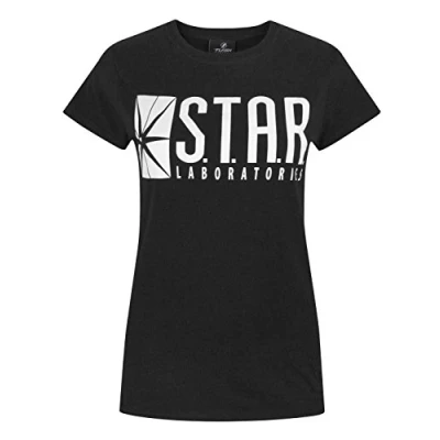 Image of Official Flash TV Star Laboratories Women&#039;s T Shirt (XXL) Black