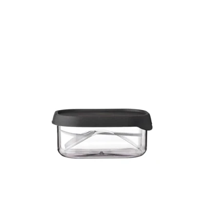 Image of Mepal Fruit Box Take a Break To Go For Fresh With Small Fork Fits ideally In The Lunch 250 ml Nordic Black